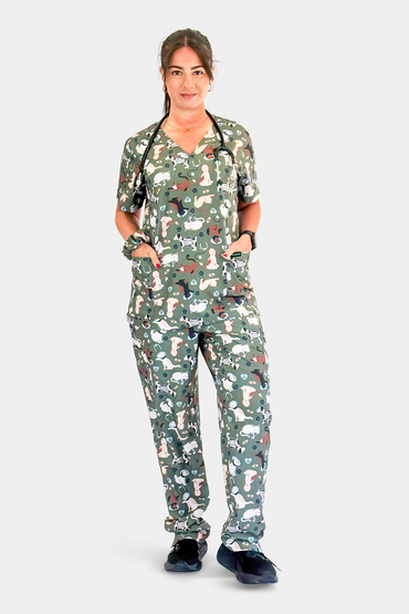 Paws on Duty Scrub Set