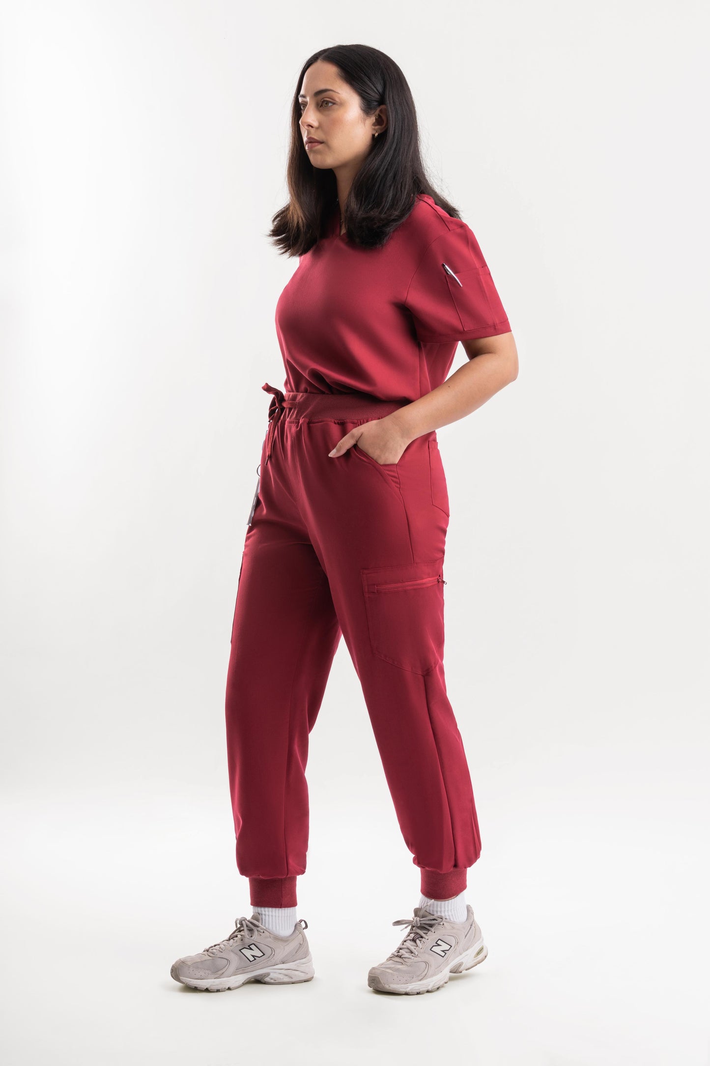 Glide – Women’s Jogger Pants-Maroon