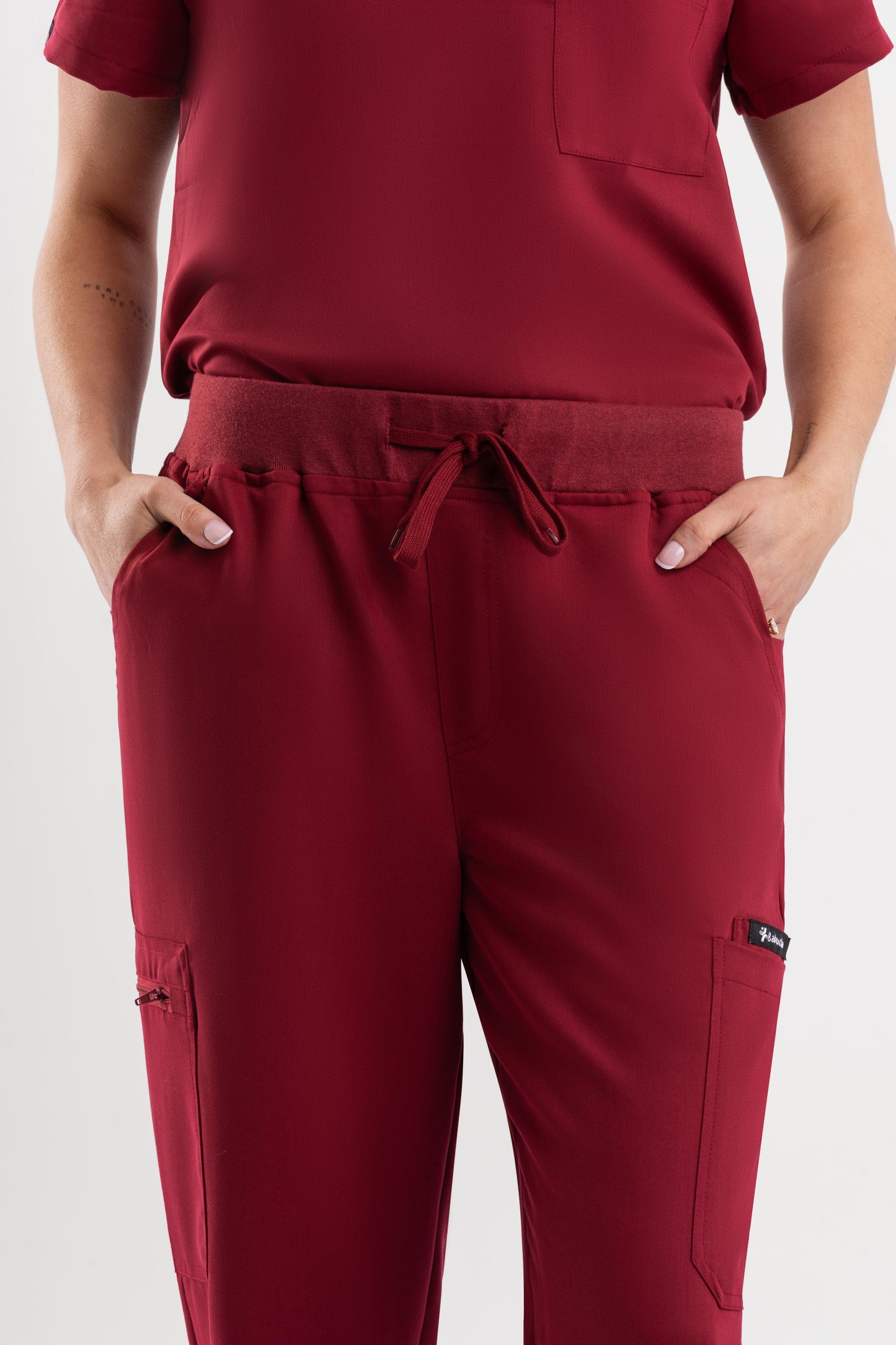 Core – Women’s Straight Pants-Maroon