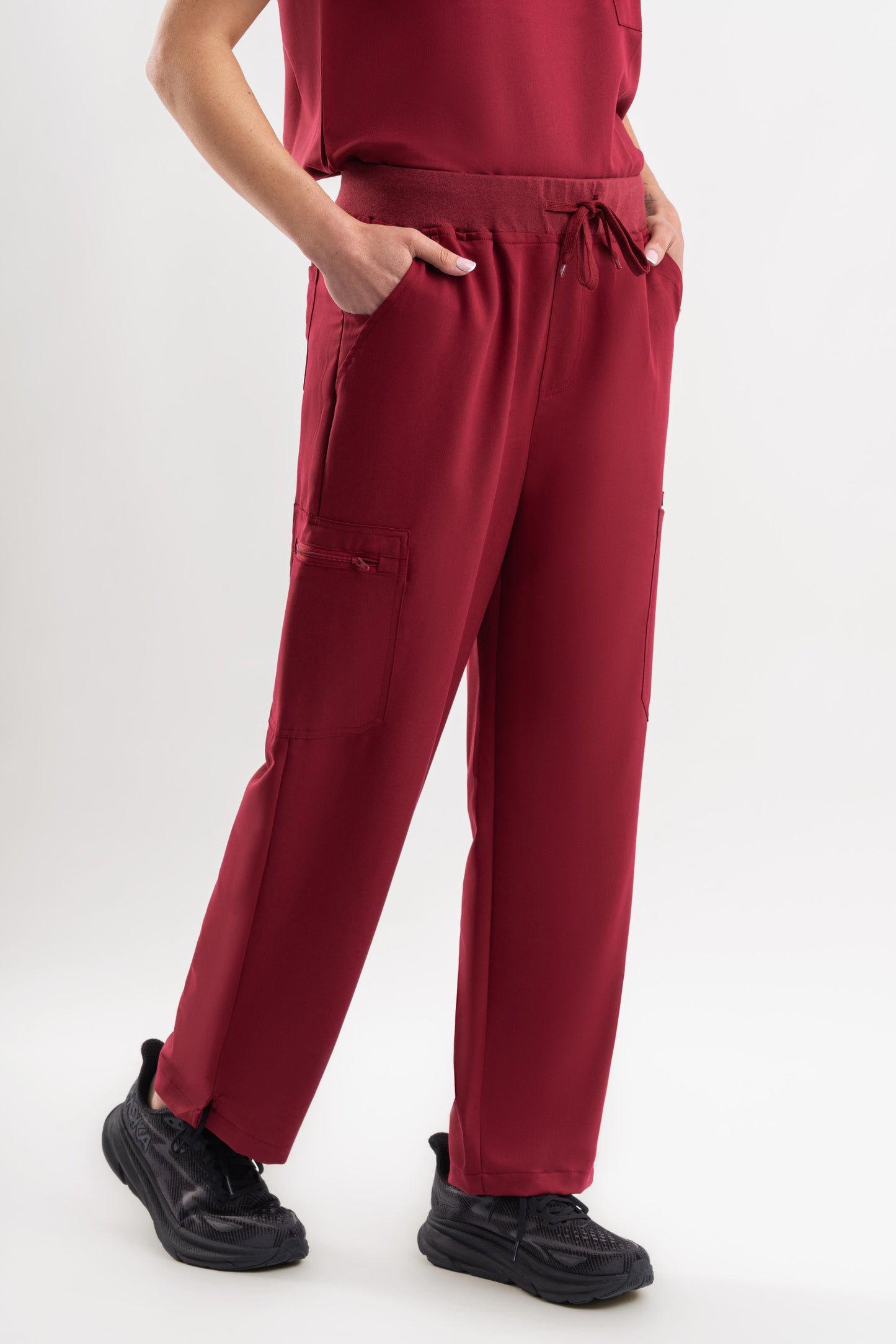 Core – Women’s Straight Pants-Maroon