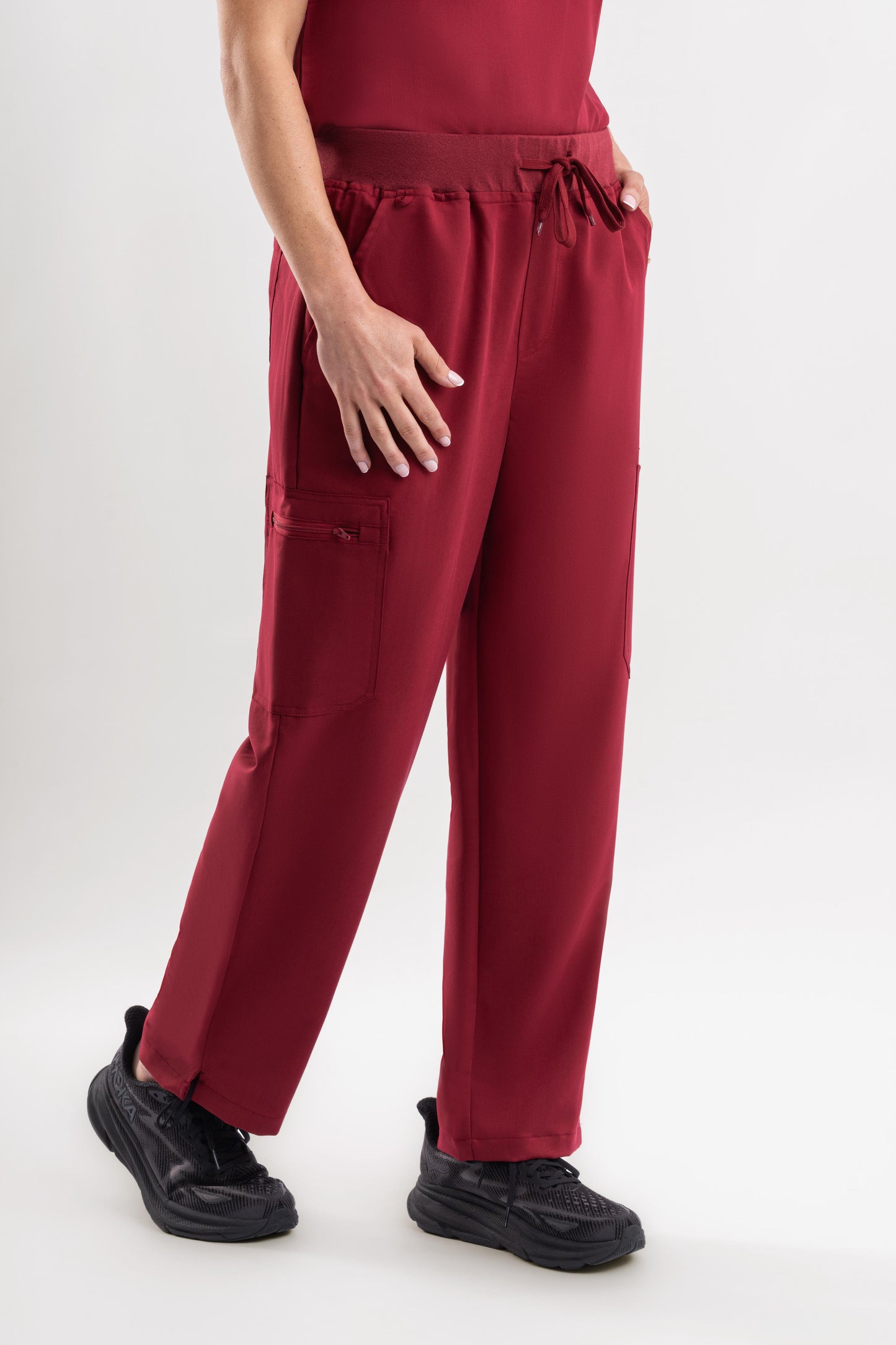 Core – Women’s Straight Pants-Maroon