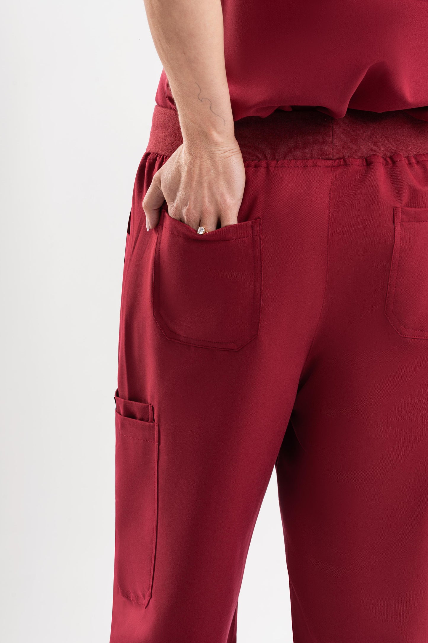 Core – Women’s Straight Pants-Maroon