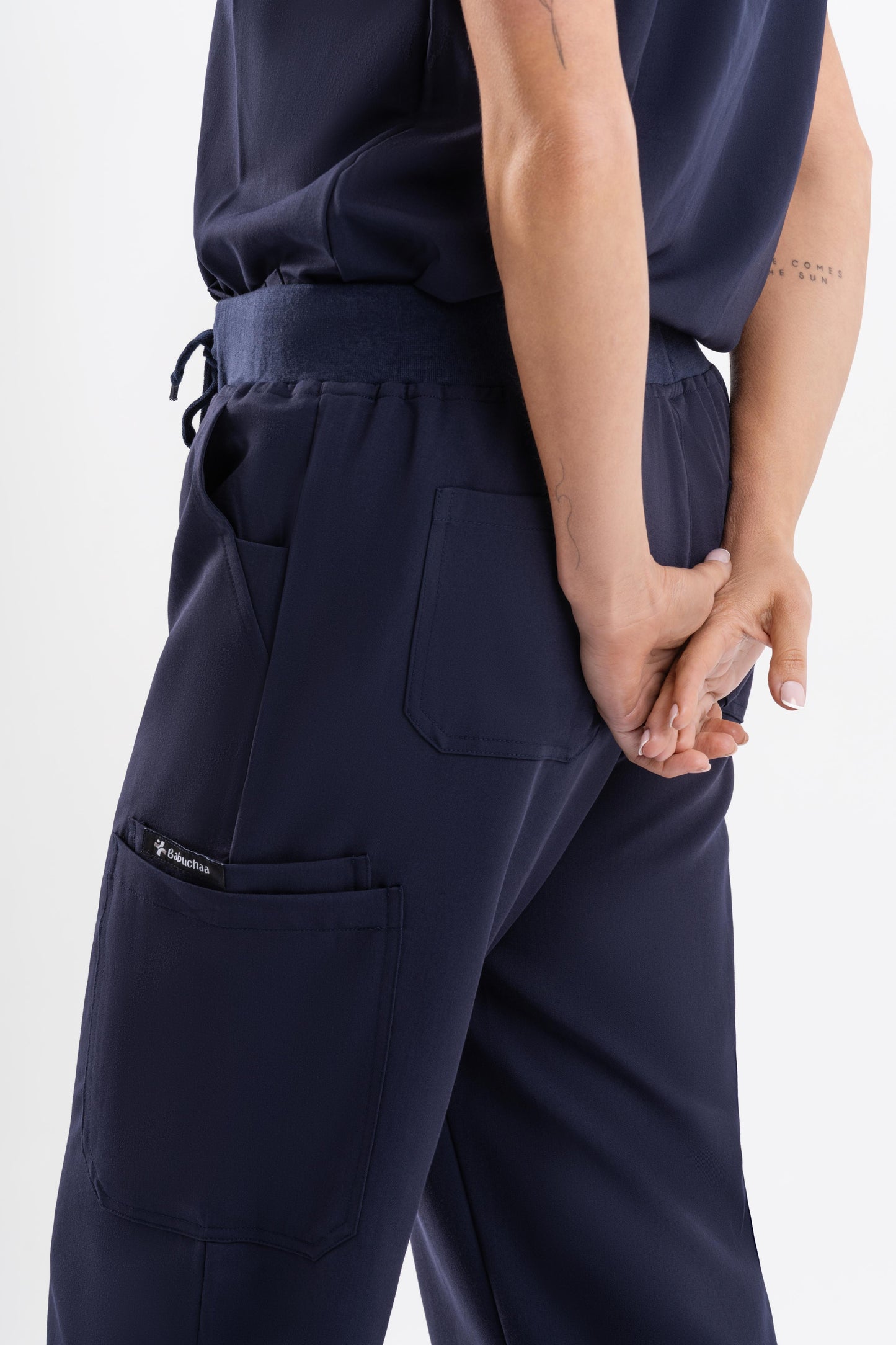 Core – Women’s Straight Pants-Navy Blue