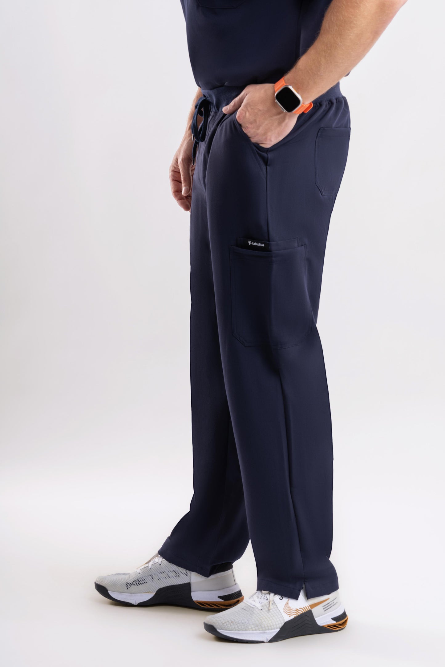 Axis – Men’s Straight Pants-Navy Blue