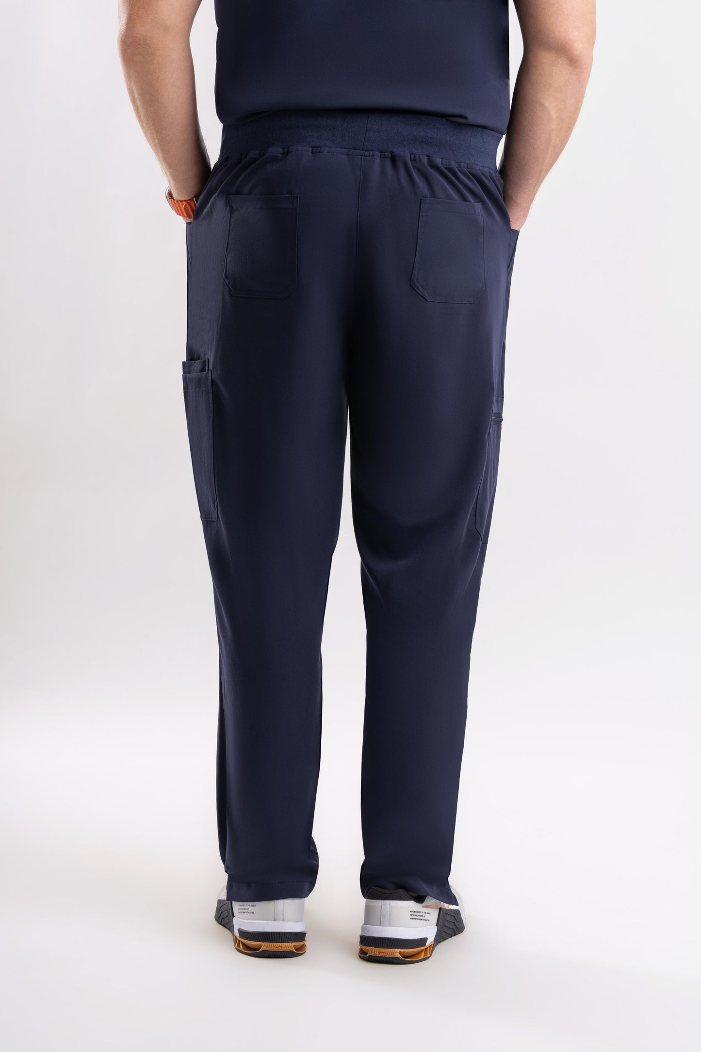 Axis – Men’s Straight Pants-Navy Blue