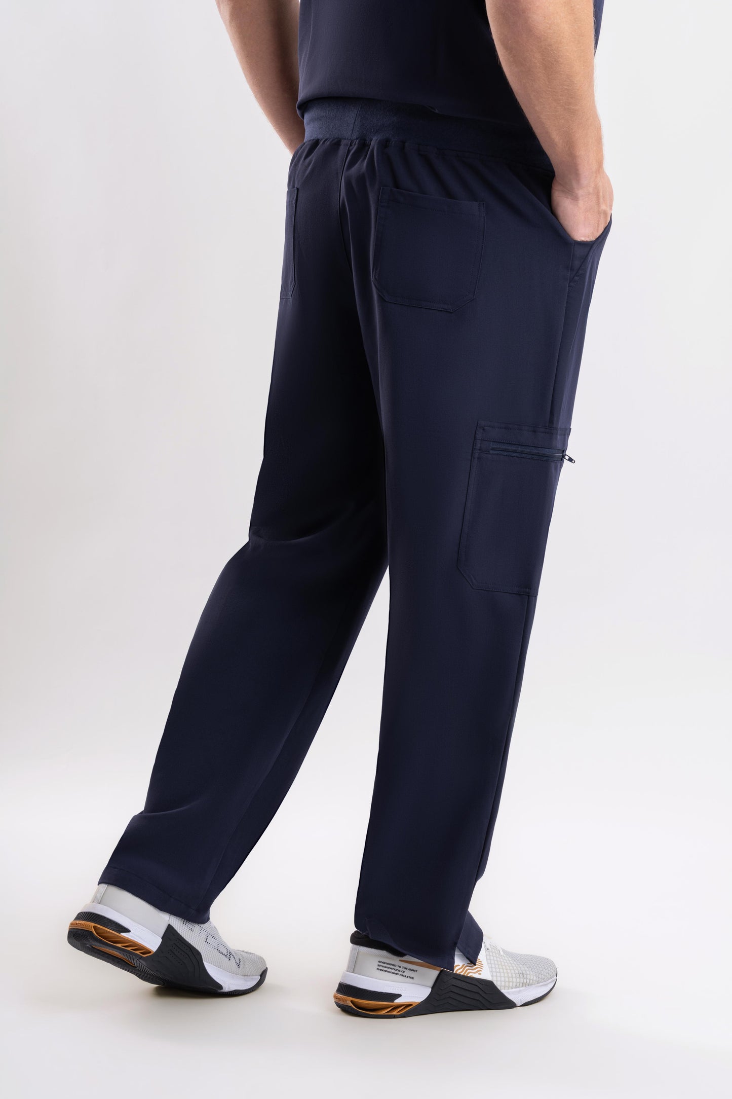 Axis – Men’s Straight Pants-Navy Blue