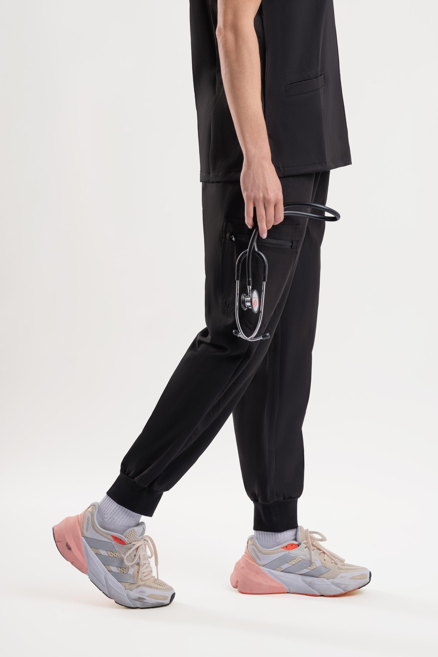Jogger Scrub Pants - Black Babuchaa
