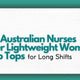 Why Australian Nurses Prefer Lightweight Women’s Scrub Tops for Long Shifts