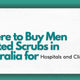 Where to Buy Men Printed Scrubs in Australia for Hospitals and Clinics Babuchaa