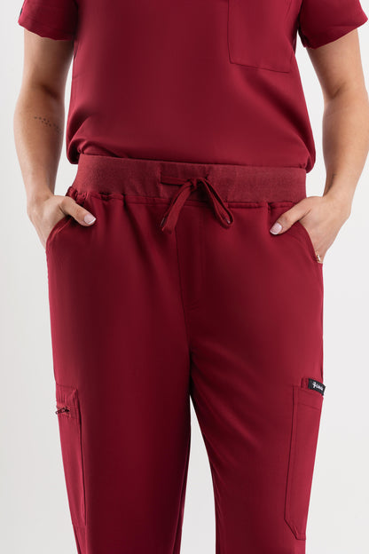 Core – Women’s Straight Pants-Maroon