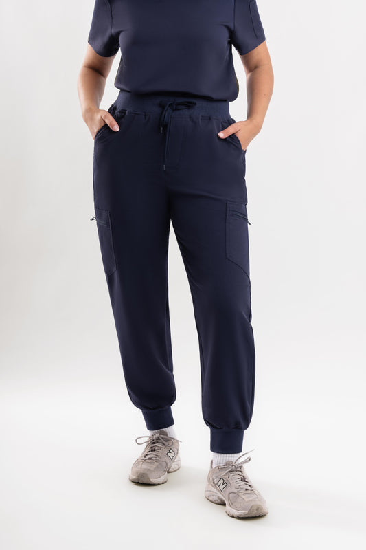 Glide – Women’s Jogger Pants-Navy Blue