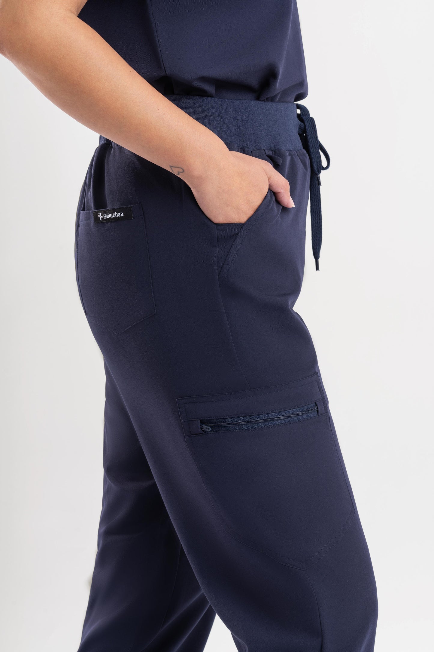 Glide – Women’s Jogger Pants-Navy Blue