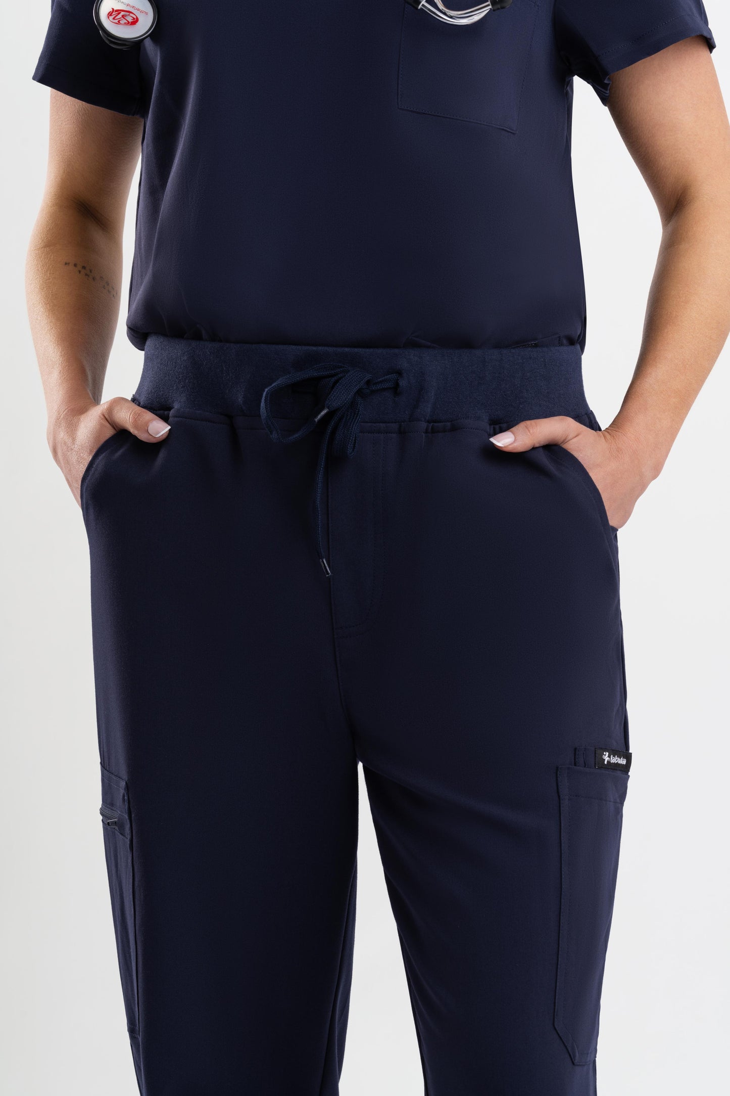 Core – Women’s Straight Pants-Navy Blue
