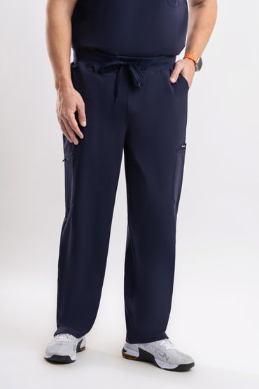 Axis – Men’s Straight Pants-Navy Blue