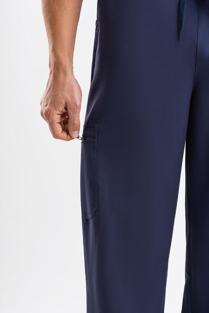 Axis – Men’s Straight Pants-Navy Blue