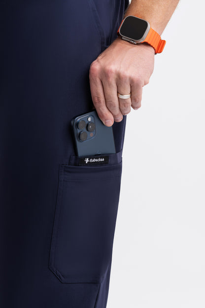 Axis – Men’s Straight Pants-Navy Blue