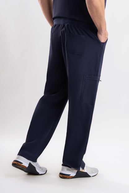 Axis – Men’s Straight Pants-Navy Blue