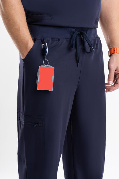 Axis – Men’s Straight Pants-Navy Blue