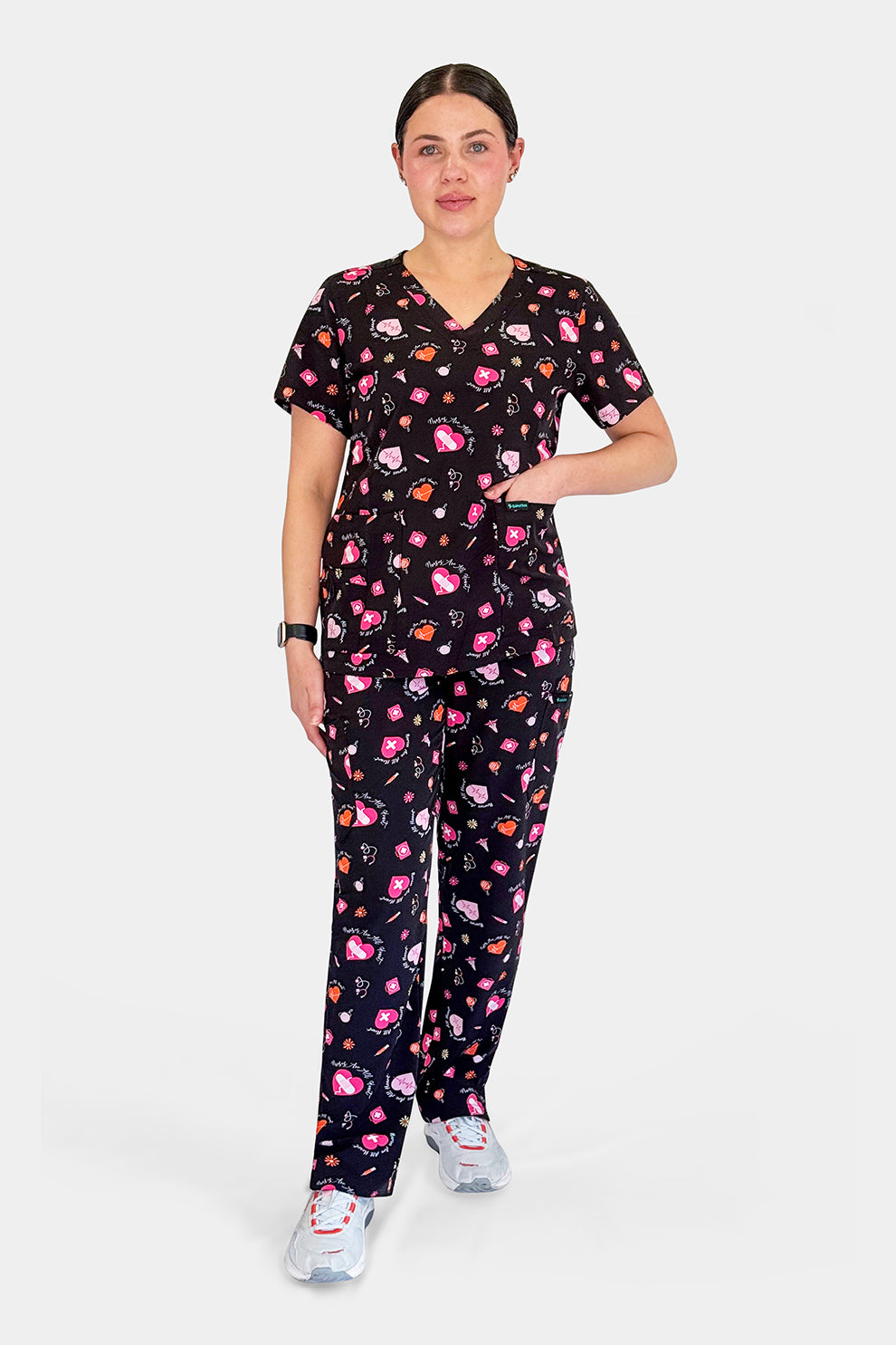 Heart Beat Scrub set