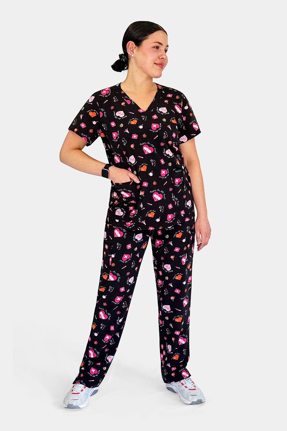 Heart Beat Scrub set