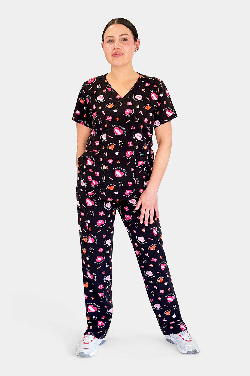 Heart Beat Scrub set