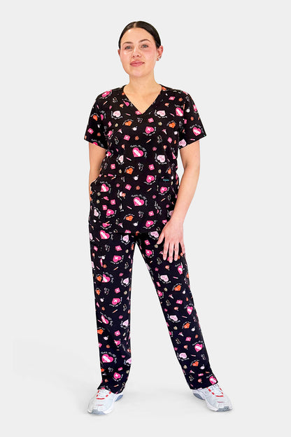 Heart Beat Scrub set