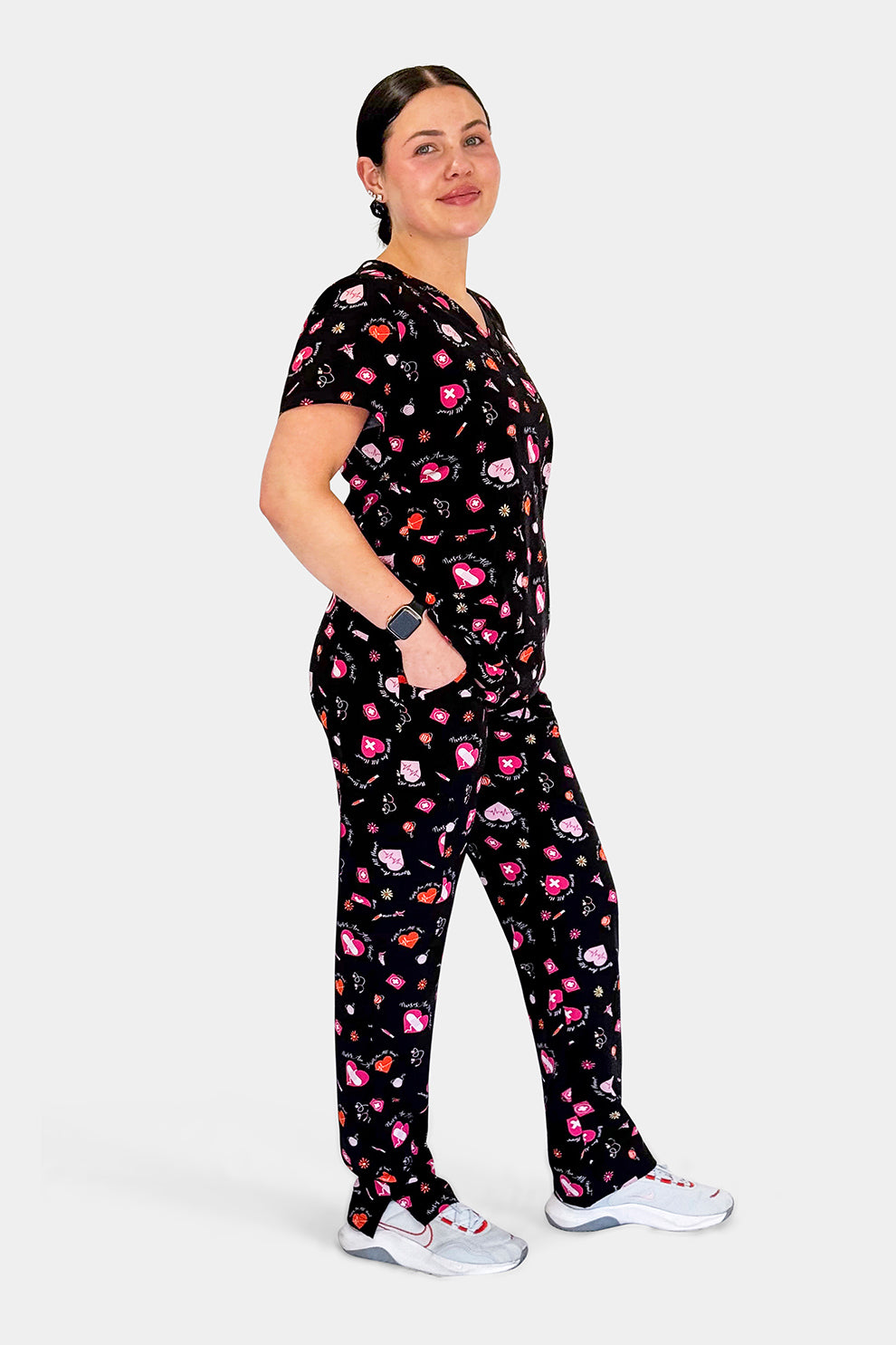 Heart Beat Scrub set