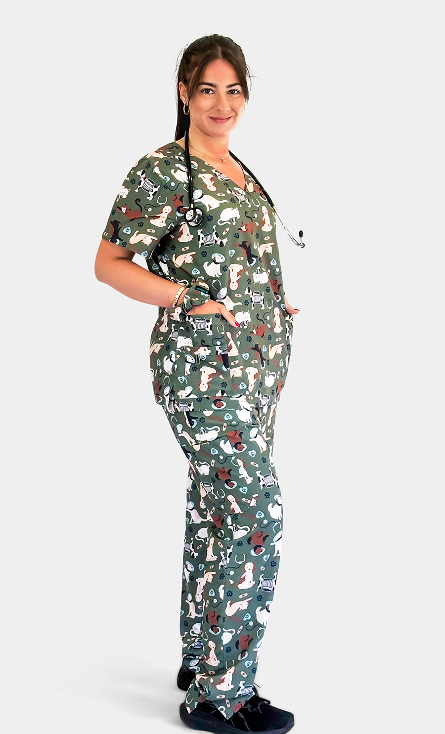 Paws on Duty Scrub Set