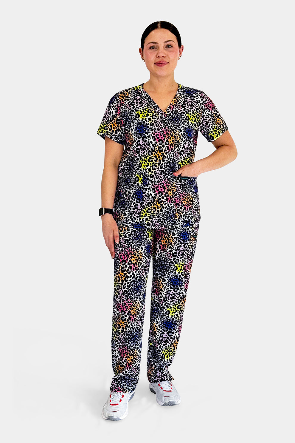 Electric Safari Scrub Set