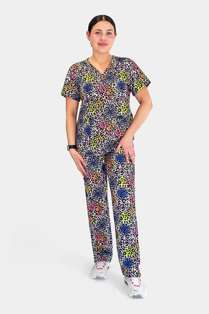 Electric Safari Scrub Set