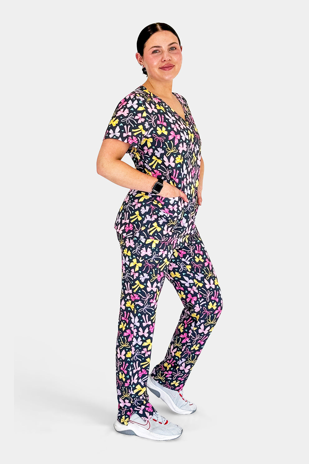 Flutter Bloom Scrub Set