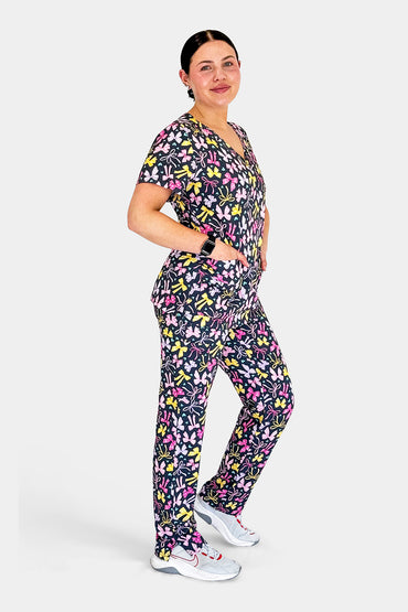 Flutter Bloom Scrub Set