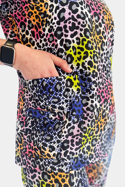 Electric Safari Scrub Set