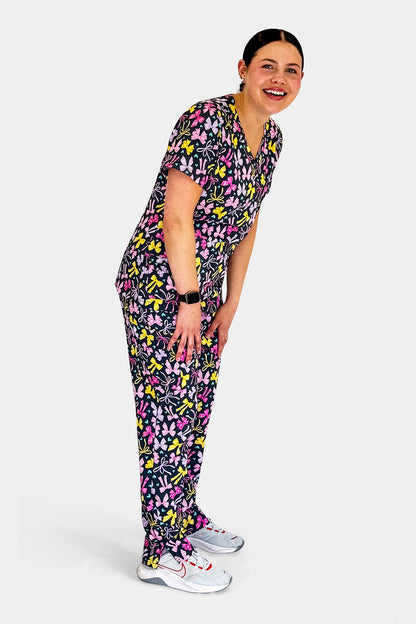 Flutter Bloom Scrub Set