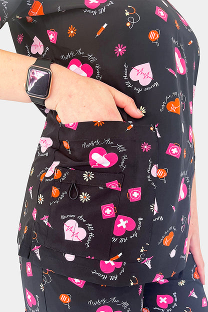 Heart Beat Scrub set